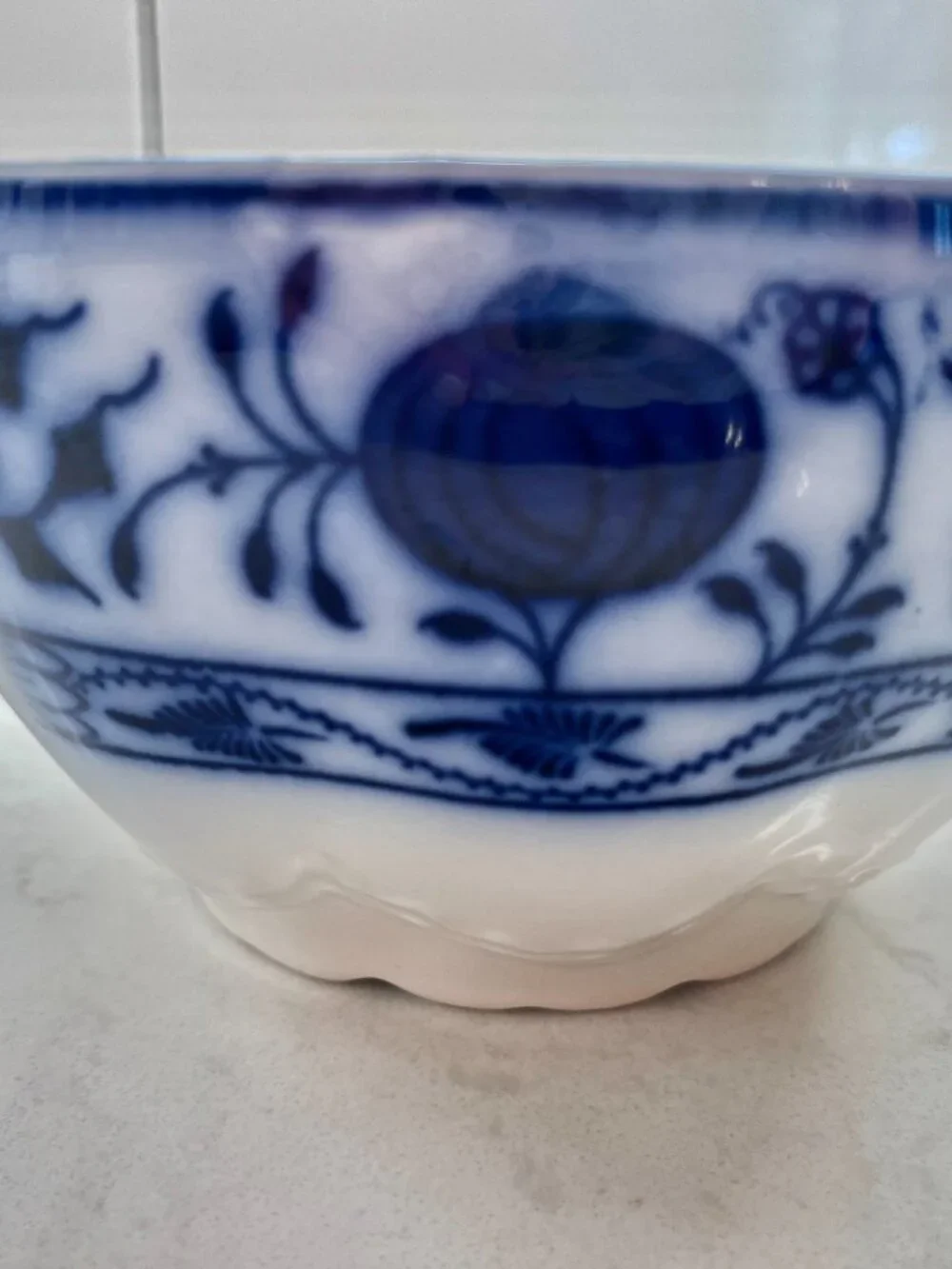 RARE Antique Johnson Brothers Holland Flow Blue 